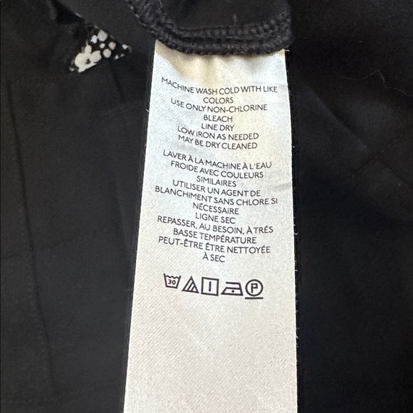 NWT Anthropologie Maeve The Naomi  Wide-Leg Flare Pants Black Size 6 - Picture 10 of 10